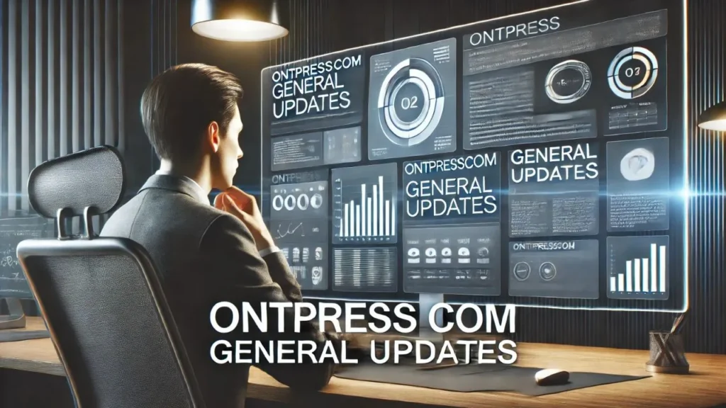 ontpresscom general updates​